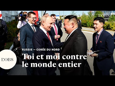 Vladimir Poutine et Kim Jong-un se rencontrent en Russie avec force marques d'amiti&eacute;