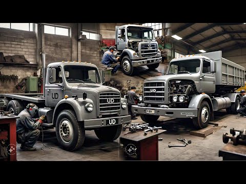 The Process Of Handcrafting &amp; Fitting A UD Truck Chassis In A Local Workshop