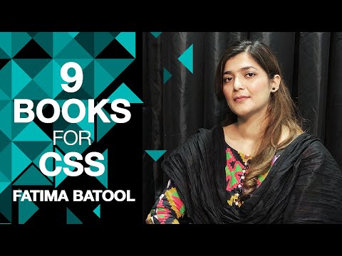 Recommended Books for CSS| CSS Essay Books (with PDF)| Fatima Batool