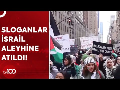 ABD Tarihindeki En B&uuml;y&uuml;k Filistin Protestosu! | TV100 Haber