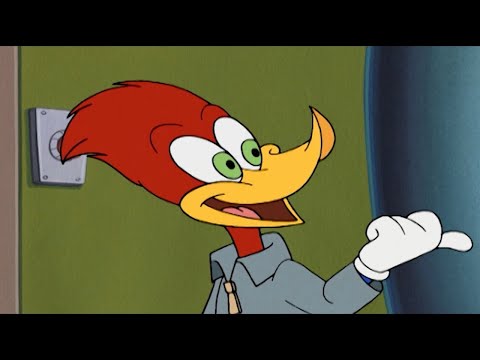 Woody becomes a car mechanic | Woody Woodpecker