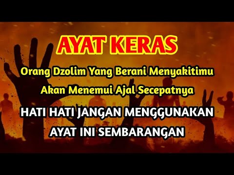 DOA KERAMAT !! Doa Untuk Orang Dzolim Yang Sering Berbuat Keburukan