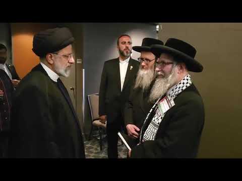 Iranian President meets Anti-Zionist Jewish Rabbis in New York