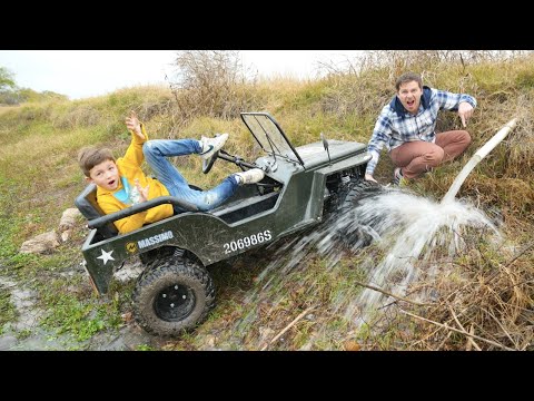 Finding Water to Save Our Dry Lake | Tractors for kids