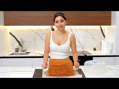 HONEY CAKE in 12 minutes 🍰 PERFECT CAKE!