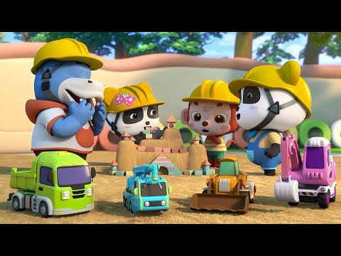 Excavator, Crane Truck, Loader | Construction Vehicles  Song | Kids Song | Kids Cartoon | BabyBus