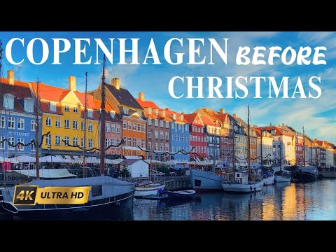 One Day in Copenhagen Before Christmas. Denmark. 