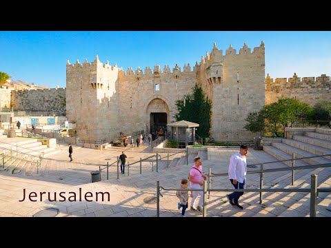 Old City of Jerusalem: Golden Gate ➡ Lions' Gate ➡ Herod's Gate ➡ Damascus Gate.