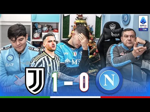 SFORTUNATI... JUVENTUS-NAPOLI 1-0 | LIVE REACTION NAPOLETANI