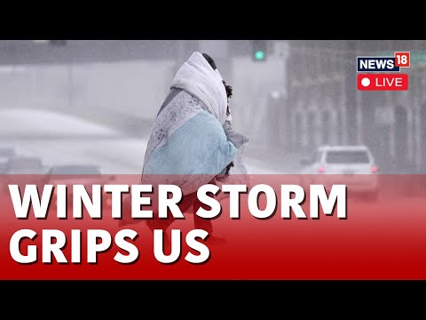 Powerful Winter Storm In US Unleashes Snow, Freezing Temperatures LIVE | USA News LIVE | N18L