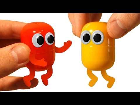 Киндер Сюрприз. Живая капсула. 100 киндеров. Волшебные киндеры. Kinder Surprise.