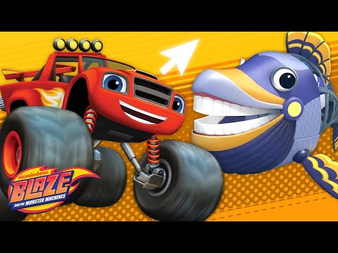 Blaze's Special Mission Submarine Mode! 🐟 | Science Games For Kids | Blaze and the Monster Machines