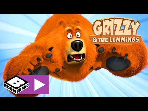 Grizzy en de Lemmings | Lemming-strand | Cartoonito