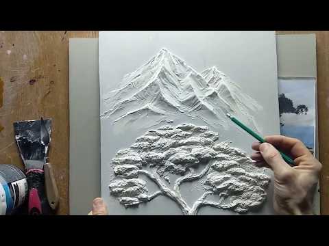 Барельеф дерево краткий курс. bas-relief short course. ENG SUB.