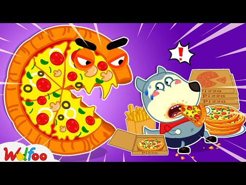 Pizza Monster Is Coming - No More Junk Food - Wolfoo Learns Healthy Food Choices🤩Wolfoo Kids Cartoon