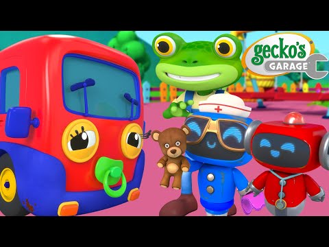 Baby Truck Sick Day | Gecko's Garage | Trucks For Children | Cartoons For Kids