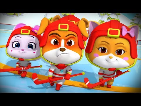 Ice Hockey Funny Cartoon Videos for Kids by Loco Nuts