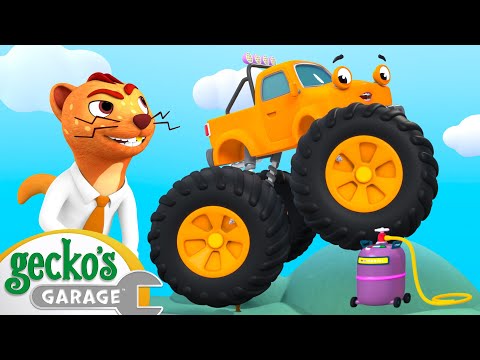 High-Flying Max - A Helium Frenzy! | Gecko's Garage | Cartoons For Kids | Toddler Fun Learning