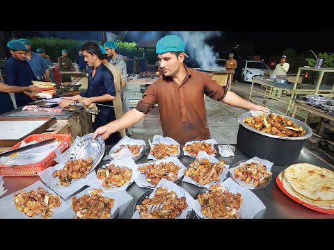 Peshawar Dum Pukht, Namkeen Gosht | 16 KG DumPukht in Zaiqa Restaurant | Mutton BBQ | Peshawari Rosh