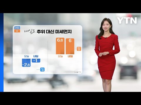 [날씨] 내일 추위 대신 미세먼지...동해안 건조 / YTN