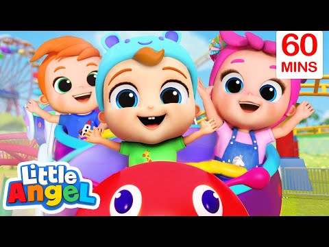 Roller Coasters And Balloons + More Little Angel Kids Songs &amp; Nursery Rhymes