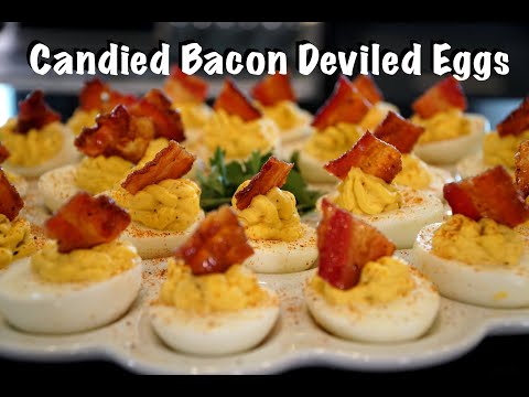 How To Make Deviled Eggs - Candied Bacon Deviled Eggs Recipe 