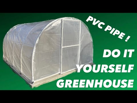 Build your own Greenhouse DIY using PVC pipe!!!