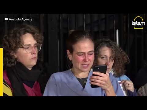 Doctor breaks down while reading emergency message from Gaza Director of the Major Trauma Hospital