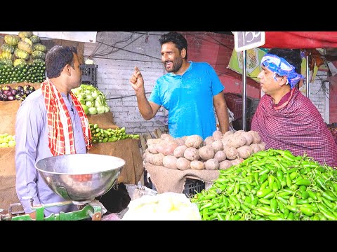 standup comedy at Vegetable shop | Rana Ijaz Official 