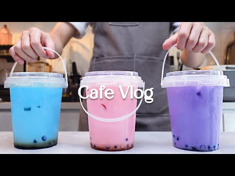 🥤편안한 주말/1시간 모아보기💐1 hours/Cafe Vlog/ASMR/Tasty Coffee