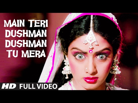 'Main Teri Dushman, Dushman Tu Mera' Video Song | Nagina | Lata Mangeshkar | Rishi Kapoor, Sridevi