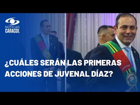 Juvenal D&iacute;az se posesion&oacute; como nuevo gobernador de Santander