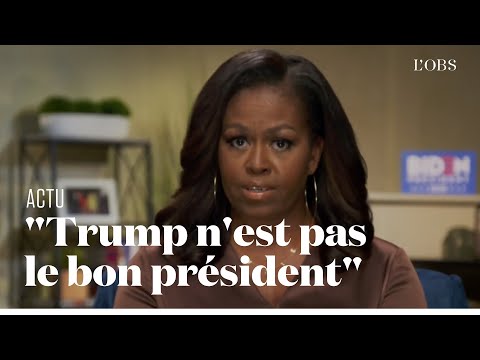 Le discours tr&egrave;s sombre de Michelle Obama contre Donald Trump