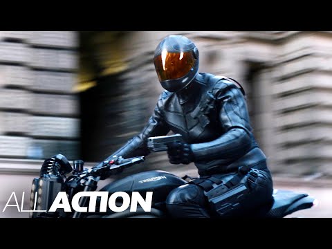 McLaren vs. Cyborg Motorbike Chase | Fast and Furious: Hobbs &amp; Shaw | All Action