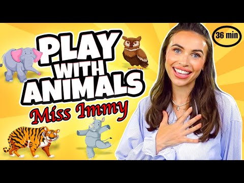 Let's Play, Sing &amp;amp; Dance | Animals, Sounds, Colours | Miss Immy