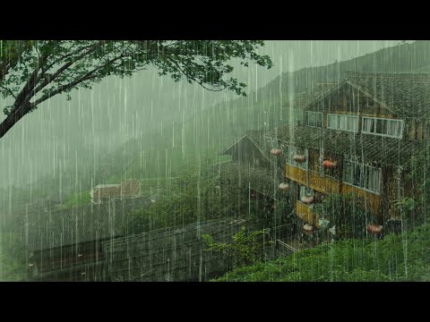 The sound of rain falling asleep in 3 minutes - Comfortable rain for a good night's sleep, study