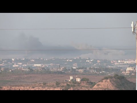 Israeli airstrikes hit refugee camps in central Gaza