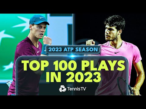 TOP 100 PLAYS: 2023 ATP TENNIS SEASON