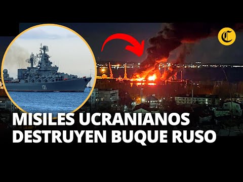 MISILES UCRANIANOS da&ntilde;an un BUQUE RUSO de guerra en Crimea | El Comercio