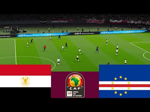 مصر vs الرأس الأخضر مباشر. كأس الأمم الأفريقية 2024 مباراة كاملة - محاكاة لعبة فيديو