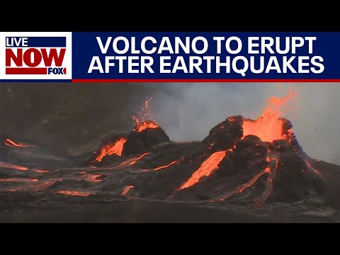 Iceland volcano update: Hundreds of earthquakes, volcanic eruption expected | LiveNOW from FOX