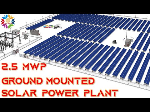 2.5 MWp Solar Ground Mounted Project - Design Concept  |  Promote Green Energy | Understanding Solar