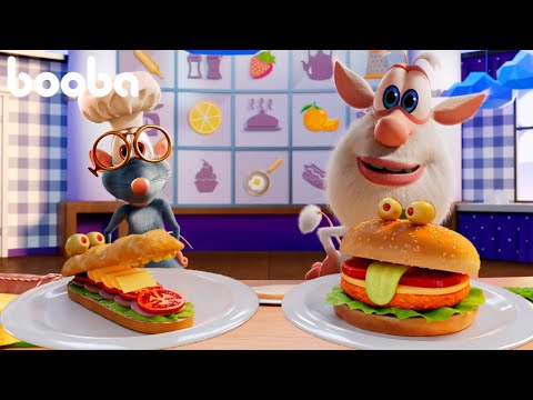 BOOBA: Food Puzzle |  Burger qu&aacute;i vật | Phim Hoạt H&igrave;nh Vui Nhộn Cho Trẻ Em