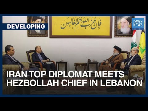 Iran Top Diplomat Meets Hezbollah Chief In Lebanon | Dawn News English