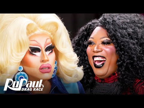 The Pit Stop S16 E03 🏁 Trixie Mattel &amp; BeBe Zahara Benet C&rsquo;est Bon! | RuPaul&rsquo;s Drag Race S16