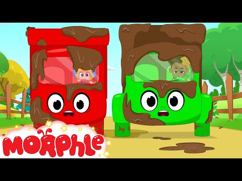 Morphle Vs Orphle at the Carwash | Mila and Morphle Cartoons | Morphle vs Orphle - Kids Videos