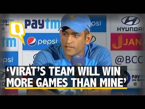 The Quint: &ldquo;Virat&rsquo;s Team Will Win More Matches Than Mine,&rdquo; Says MS Dhoni