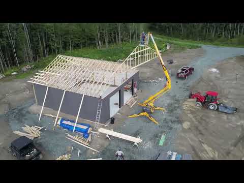 Lumnah Acres Off Grid Shop Build Start to Finish