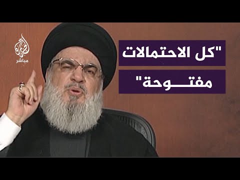 حسن نصر الله يهدد: دخلنا المعركة منذ 8 أكتوبر والعدو سيرتكب أكبر حماقة في تاريخه إذا اعتدى على لبنان