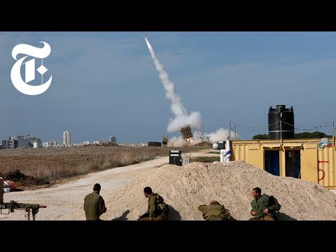 Iron Dome in Action in Israel: Shooting Down Rockets | The New York Times